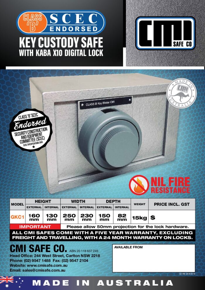 CMI Blister Class B SCEC - Askwith Safe Company